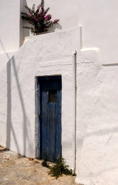 Huis Voorzijde Kreta — Stockfoto