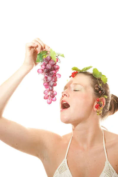 Retrato Belleza Mujer Joven — Foto de Stock