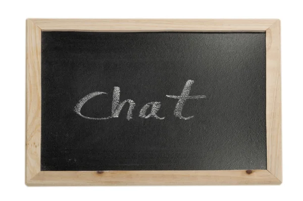 Blackboard Chalk White Background — Stock Photo, Image