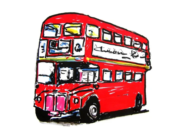 Double Decker Bus London — Stock Photo, Image