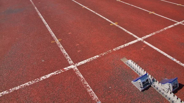 Laufstrecke Stadion — Stockfoto