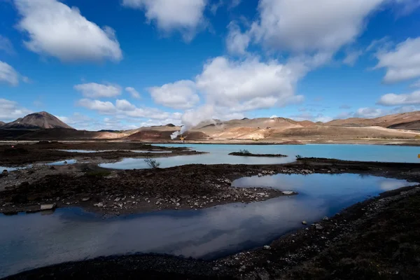 Blaue Lagunenlandschaft Island — Stockfoto