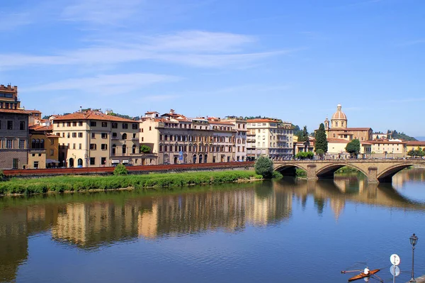 Historyczne Centrum Florencji Arno — Zdjęcie stockowe