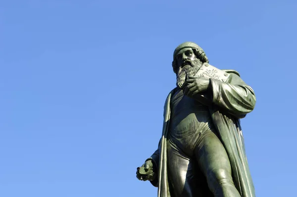 Mainz Statue Johannes Gutenberg — Stock Photo, Image