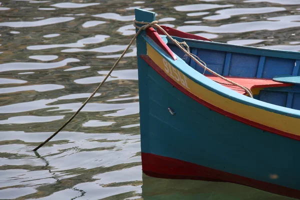 Velho Barco Pesca Porto — Fotografia de Stock