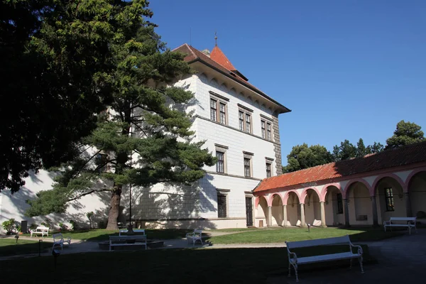 Schilderachtig Uitzicht Majestueuze Middeleeuwse Architectuur — Stockfoto