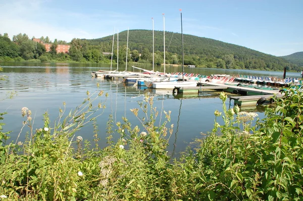 Zeilboot Vervoer Aquatisch Voertuig — Stockfoto