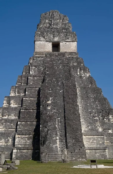 Great Jaguar Temple Temple Tikal — Stock Photo, Image