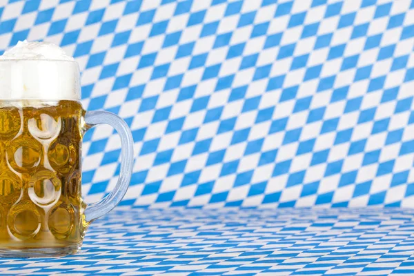 Oktoberfest Beer Mug Froth — Stock Photo, Image