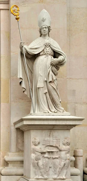 Figura Kamienia Katedrze Salzburgu Iii — Zdjęcie stockowe