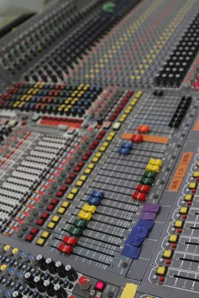 Geluidsequalizer Audio Mixer — Stockfoto