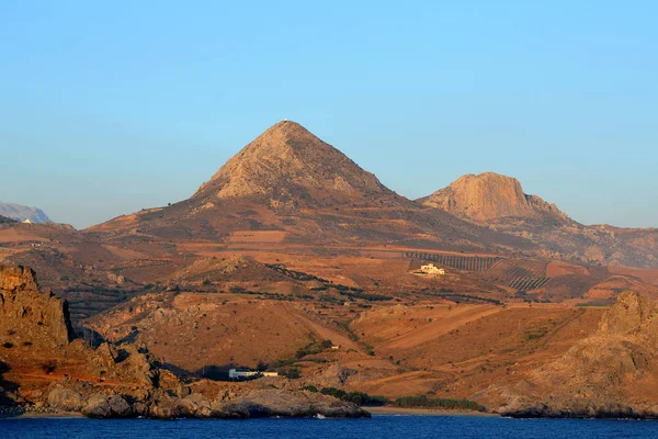 Coast Damnoni Crete — Stock Photo, Image