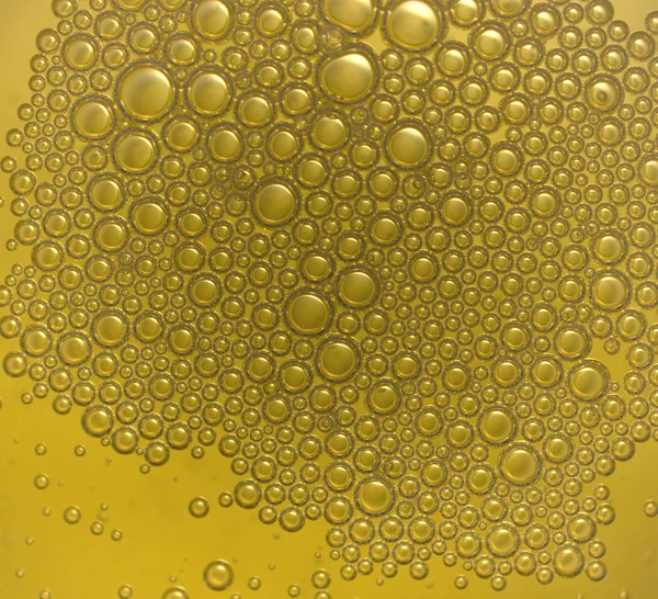 Oppervlak Bubbels Gouden Bel Textuur — Stockfoto