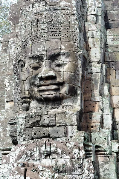 柬埔寨国王的面孔 — 图库照片