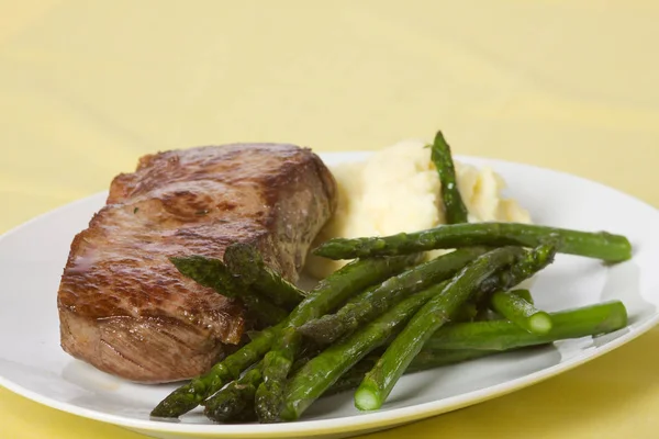 Rumpsteak Leckeres Fleisch — Stockfoto