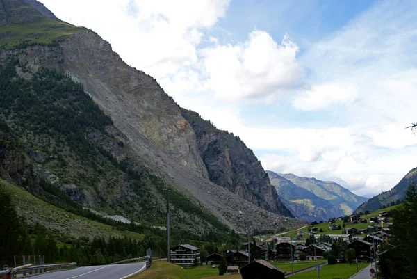 Vista Panoramica Bellissimo Paesaggio Alpino — Foto Stock