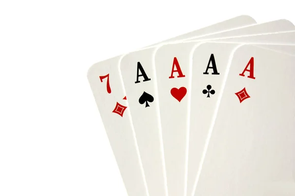 Чотири Свого Роду Покер — стокове фото