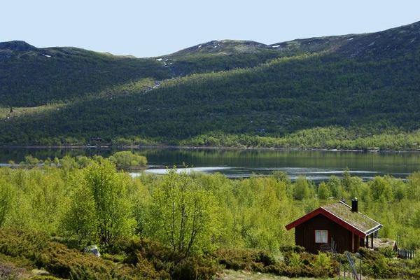 Pohled Krajinu Skandinávii Severní Evropě — Stock fotografie