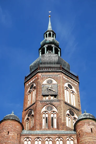 Greifswald Katedrális Nyugati Torony — Stock Fotó