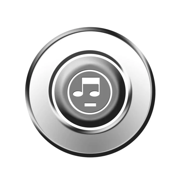 Volume Button Ilustração Gráfica Música — Fotografia de Stock
