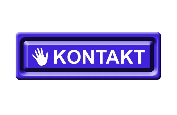 Kontakt Knapp Illustration — Stockfoto