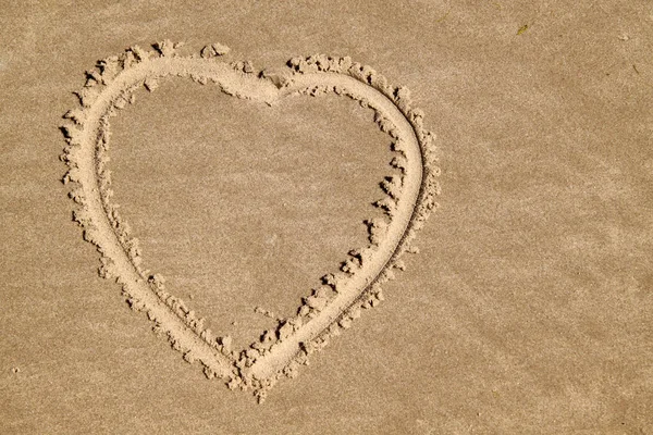 Heart Sand — Stock Photo, Image