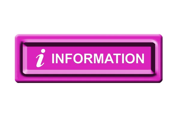 Internet Info Pulsante Illustrazione Informazioni — Foto Stock