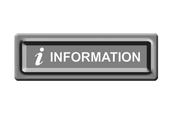 Internet Info Button Illustration Information — Stock Photo, Image