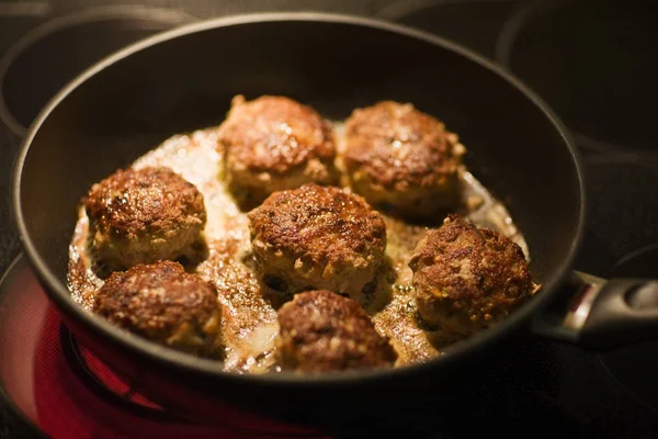 Primo Piano Vista Gustosa Carne Gustosa — Foto Stock