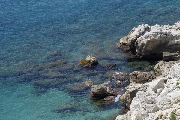 Rocas Mar Niza Provenza Francia —  Fotos de Stock