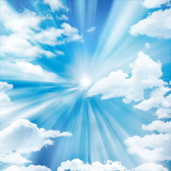 Blue Sky Clouds — Stock Photo, Image