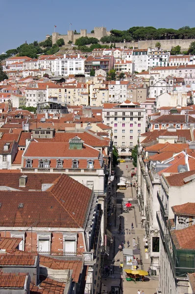 Vista Panorâmica Bela Arquitetura Medieval Fortaleza — Fotografia de Stock