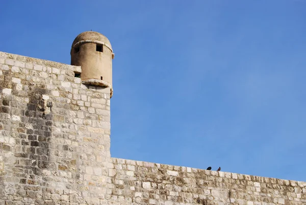 Сторожова Вежа Міській Стіні — стокове фото