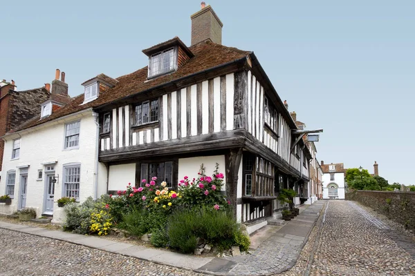Tudor Σπίτι Παρτέρι — Φωτογραφία Αρχείου