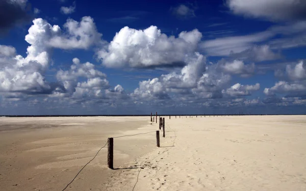 Borkum Látképe — Stock Fotó