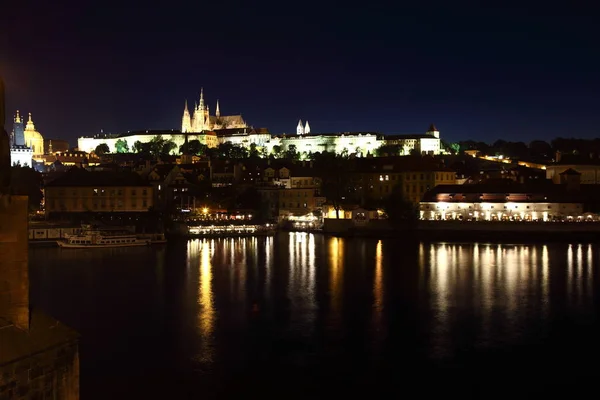 Prague Castle Night — Stock Photo, Image