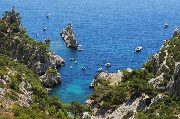 Calanque Sugiton Zuidelijk Frankrijk — Stockfoto