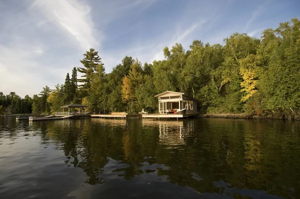 Cottage Lake Lake Woods Ontario Canada — Stock Photo, Image
