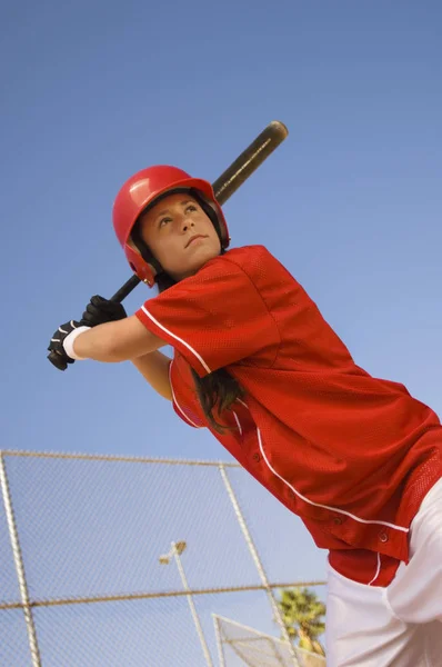 Boy Playing Basketball Park — Stock Photo, Image