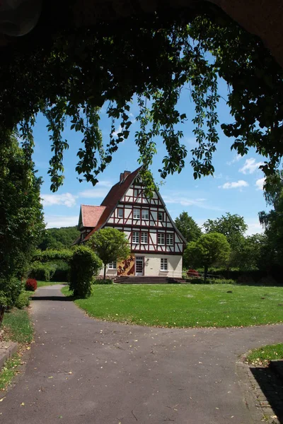 Gieselwerder Oberweser Deki Belediye Binası — Stok fotoğraf