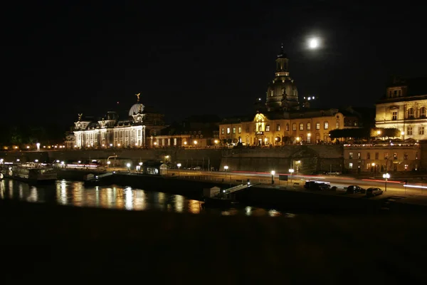 Dresda Capitale Dello Stato Tedesco Orientale Della Sassonia — Foto Stock