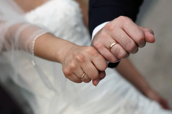 Anillo Boda Anillos Ceremonia Matrimonio — Foto de Stock