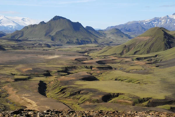 Island Landschaft Geologische Erosion — Stockfoto