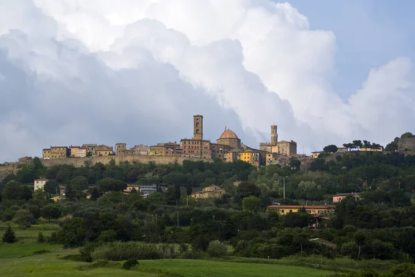 Μεσαιωνική Πόλη Volterra Τοσκάνη Ιταλία — Φωτογραφία Αρχείου