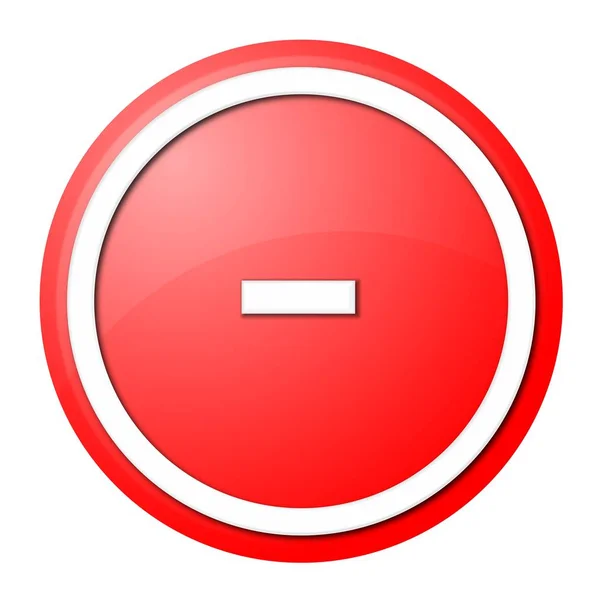Botón Gráfico Simple Prensa Para Web Site — Foto de Stock