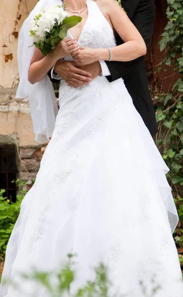 Braut Frau Brautkleid — Stockfoto