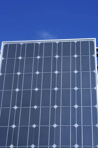 Ηλιακοί Συλλέκτες Φωτοβολταϊκή Ηλεκτρική Ενέργεια — Φωτογραφία Αρχείου