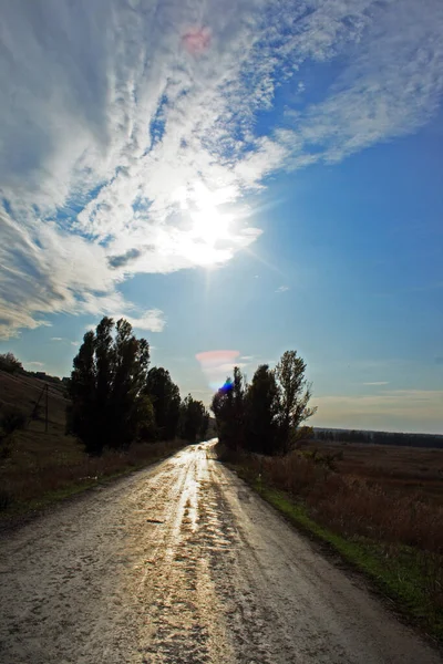 Pintoresca Vista Del Paisaje Rural — Foto de Stock