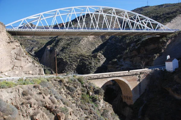 Old New Bridges Alpujarras Granada Andalusia Spain — Stock Photo, Image