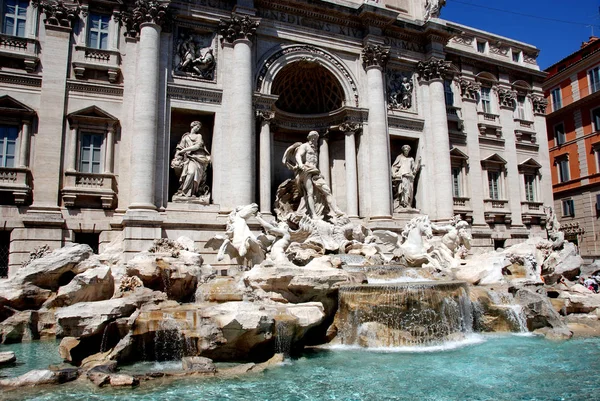 Fontana Trevi Roma — Foto Stock